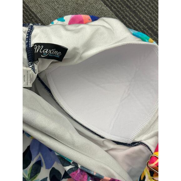 Maxine of Hollywood Floral Swimsuit size 22W - Picture 9 of 9